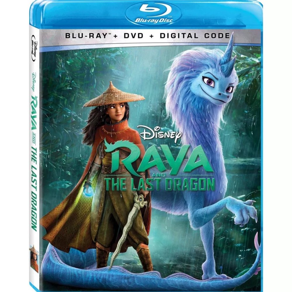 Disney RAYA AND THE LAST DRAGON Blu-Ray + DVD Movie